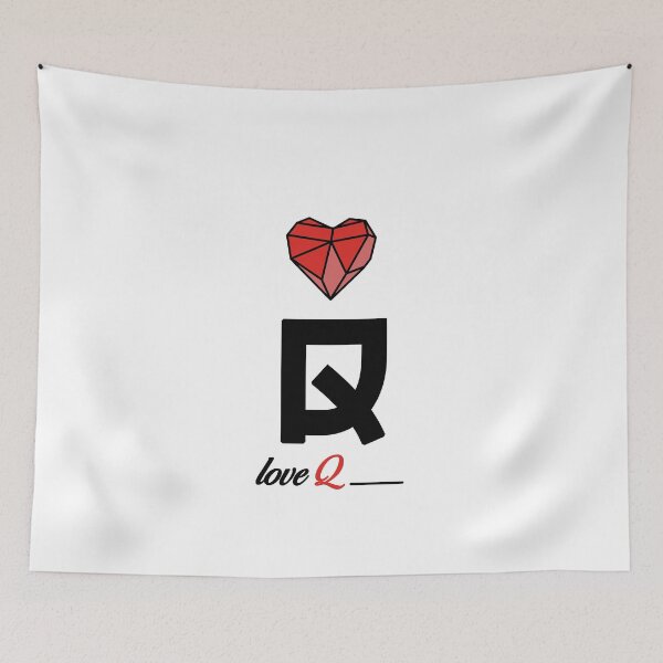Item preview, Initial Love letter Q designed and sold by Swiiing.