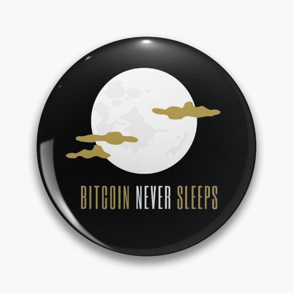 Item preview, Bitcoin Never Sleeps designed and sold by TraderShirts.