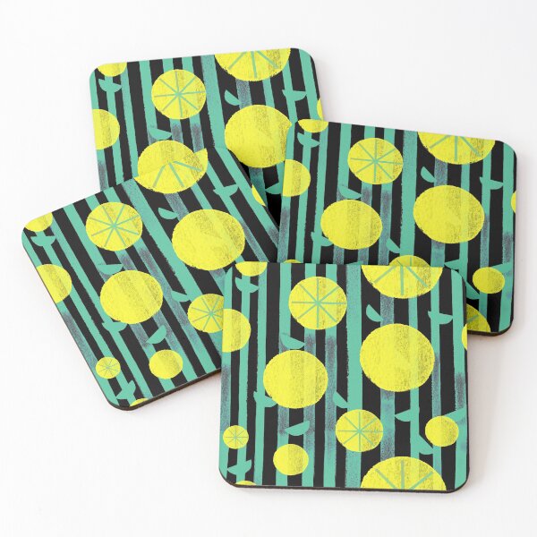 Item preview, patterns galore Yellow lemon lemonade Leaf  designed and sold by KLINESTORE.