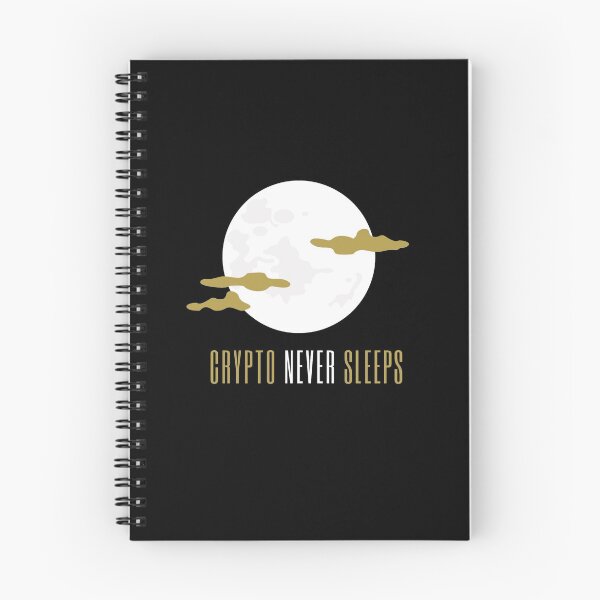 Item preview, Crypto Never Sleeps designed and sold by TraderShirts.