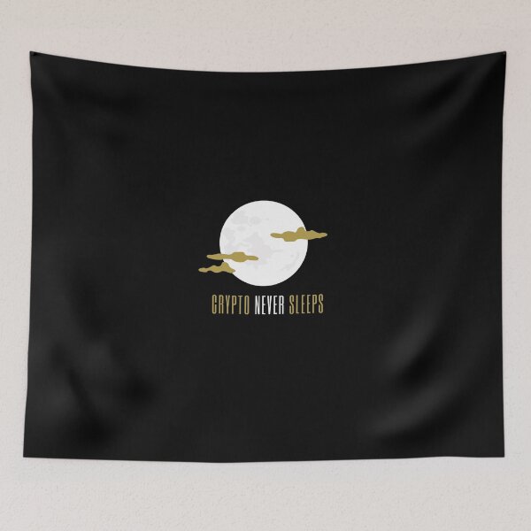 Item preview, Crypto Never Sleeps designed and sold by TraderShirts.