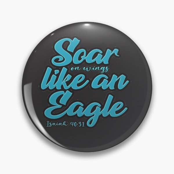Item preview, Motivational Verse Soar like an Eagle designed and sold by jassyclassy.