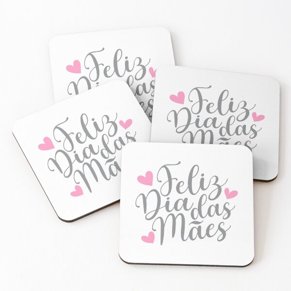 Item preview, Feliz Dia Das Mães Spanish Portugese Happy Mother's Day Calligraphy Quote designed and sold by Hommie9977.