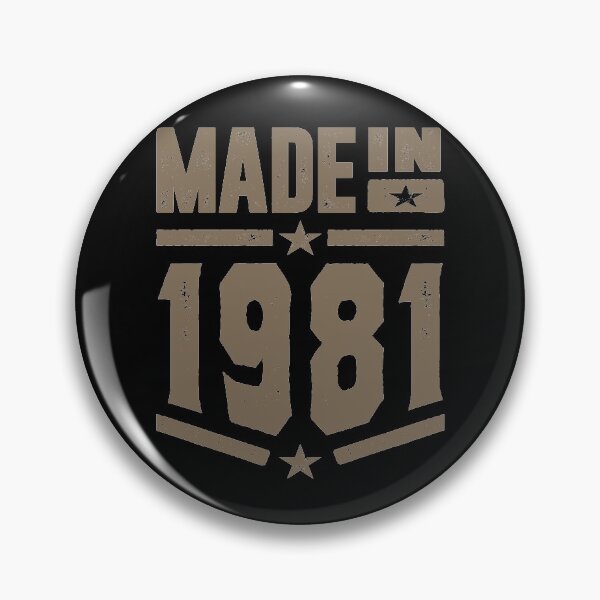 Item preview, Made In 1981 Birthday designed and sold by cidolopez.