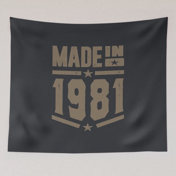 Item preview, Made In 1981 Birthday designed and sold by cidolopez.