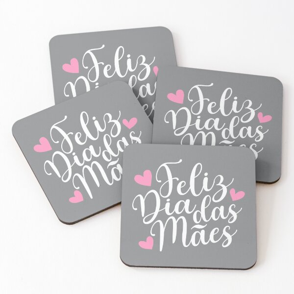 Item preview, Feliz Dia Das Mães Spanish Portugese Happy Mother's Day Calligraphy Quote designed and sold by Hommie9977.