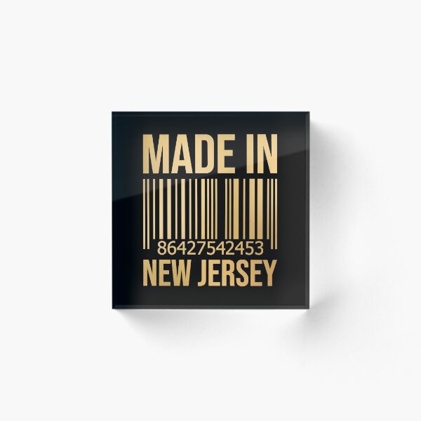 Item preview, Hecho en Nueva Jersey en oro. designed and sold by XCIV.