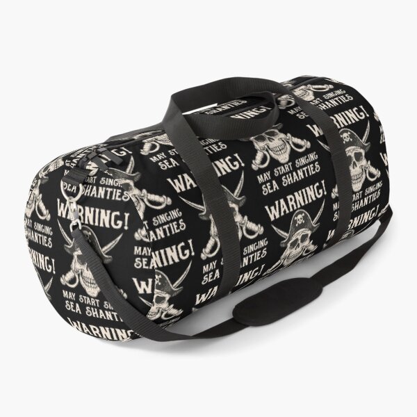 Item preview, Warning May Start Singing Sea Shanties Pirate Skull  designed and sold by funnytshirtemp.