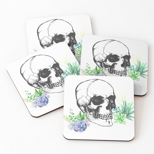 Item preview, Skulls and Succulents Housewares designed and sold by SucculentOnThat.