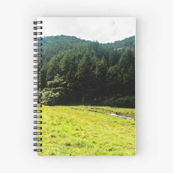 Item preview, tree pines near a river in Caldas Colombia designed and sold by hateeyes.