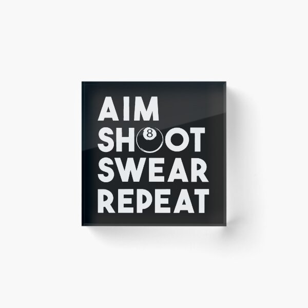 Item preview, Aim Shoot Swear Repeat designed and sold by sayotayo93.