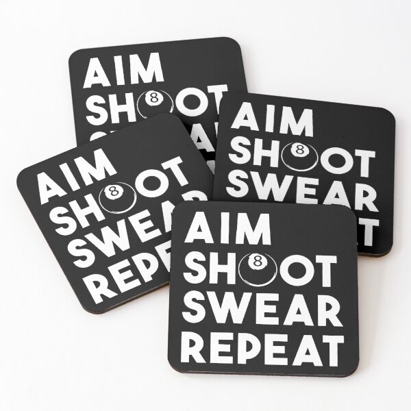 Item preview, Aim Shoot Swear Repeat designed and sold by sayotayo93.