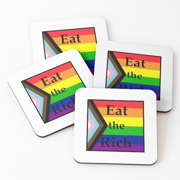 Item preview, Eat the Rich Intersectional  Pride designed and sold by EerieEnby.