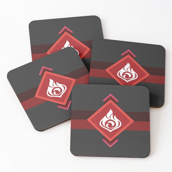 Item preview, Pyro Emblem - Genshin Impact Art designed and sold by Yannick Toney.
