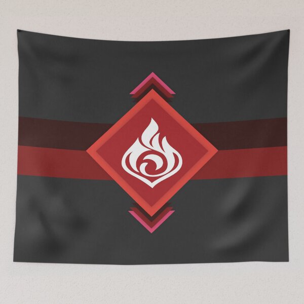 Item preview, Pyro Emblem - Genshin Impact Art designed and sold by Yannick Toney.