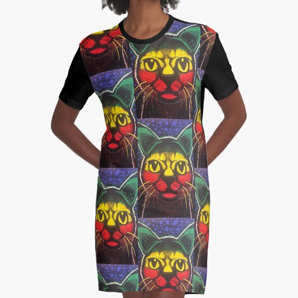 SpaceCat T-Shirt Kleid