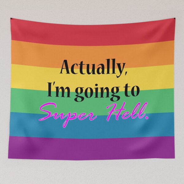 Item preview, Actually, I'm Going To Super Hell designed and sold by aviandalek.
