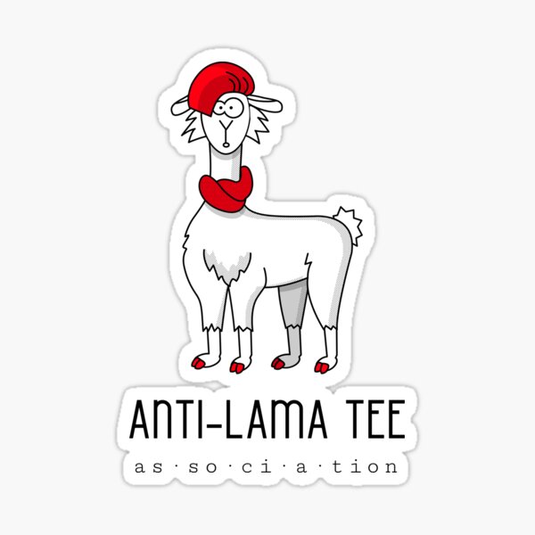 Item preview, anti lama tee designed and sold by twosoulsinc.