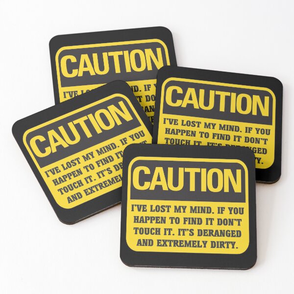 Item preview, Caution Deranged designed and sold by Elfyau.