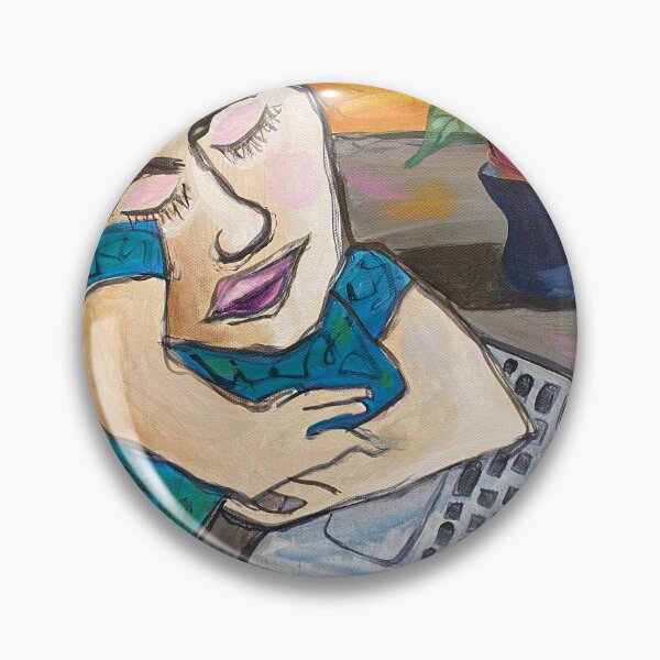 Artikelvorschau, Spanisch lernen, Funky Abstract Portrait entworfen und verkauft von Lori Rivera.