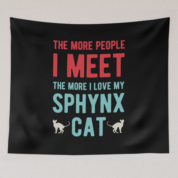 Item preview, Funny Sphynx Cat designed and sold by artworkbyrihen.