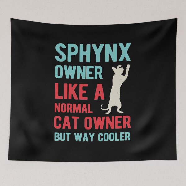 Item preview, Funny Sphynx Cat designed and sold by artworkbyrihen.
