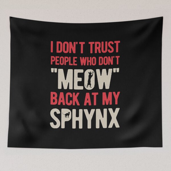 Item preview, Funny Sphynx Cat designed and sold by artworkbyrihen.