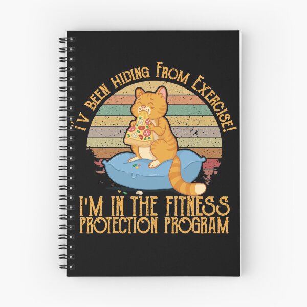 Item preview, Funny Cat Hiding from Exercise! I’m in the Fitness Protection Program designed and sold by BuynPose.