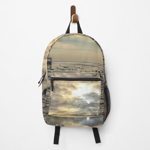 Item preview, Sunset on a wadden sea with ice designed and sold by Photopat.