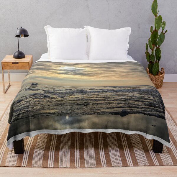 Item preview, Sunset on a wadden sea with ice designed and sold by Photopat.