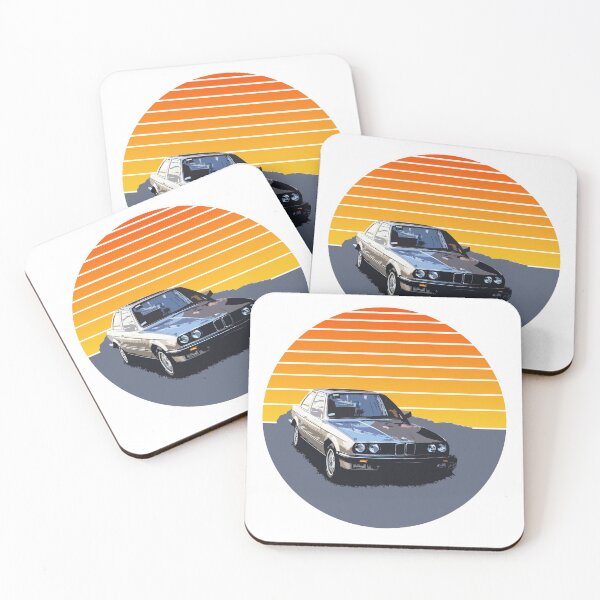 Item preview, Drawing of an old classic car on sunset designed and sold by CaptainWheels.