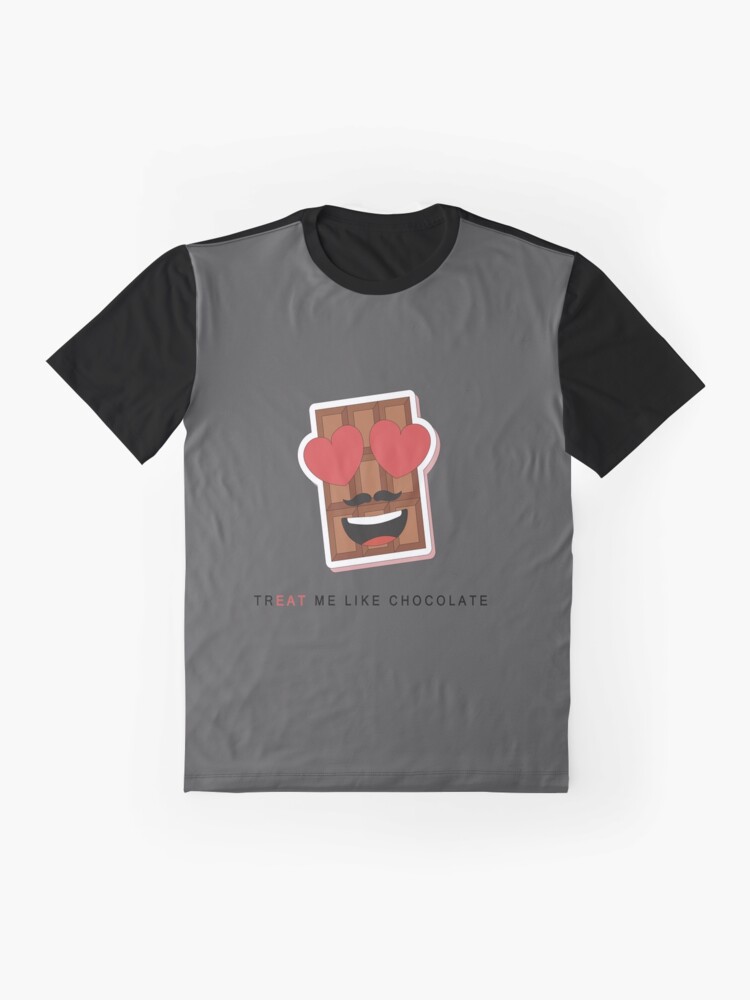 Alternate view of TR 'EAT' ME LIKE CHOCOLATE Graphic T-Shirt