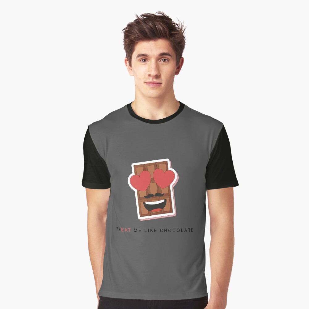 TR 'EAT' ME LIKE CHOCOLATE Graphic T-Shirt