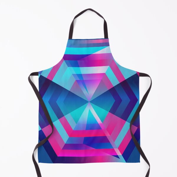Item preview, Regular star shape polygon in pink and blue designed and sold by IngaDesign.