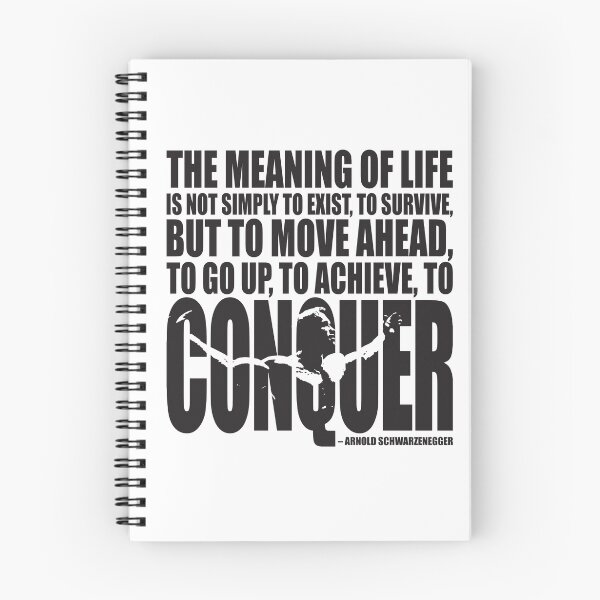 Item preview, Meaning of Life (CONQUER Arnold Iconic Black) designed and sold by ilovearnie.