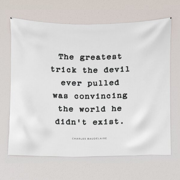 Item preview, Greatest Trick | Quote designed and sold by Wallpacas.
