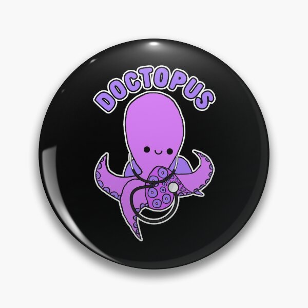 Item preview, Doctopus - Kawaii Octopus with Stethoscope Funny Doctor Gift designed and sold by MarOlv.