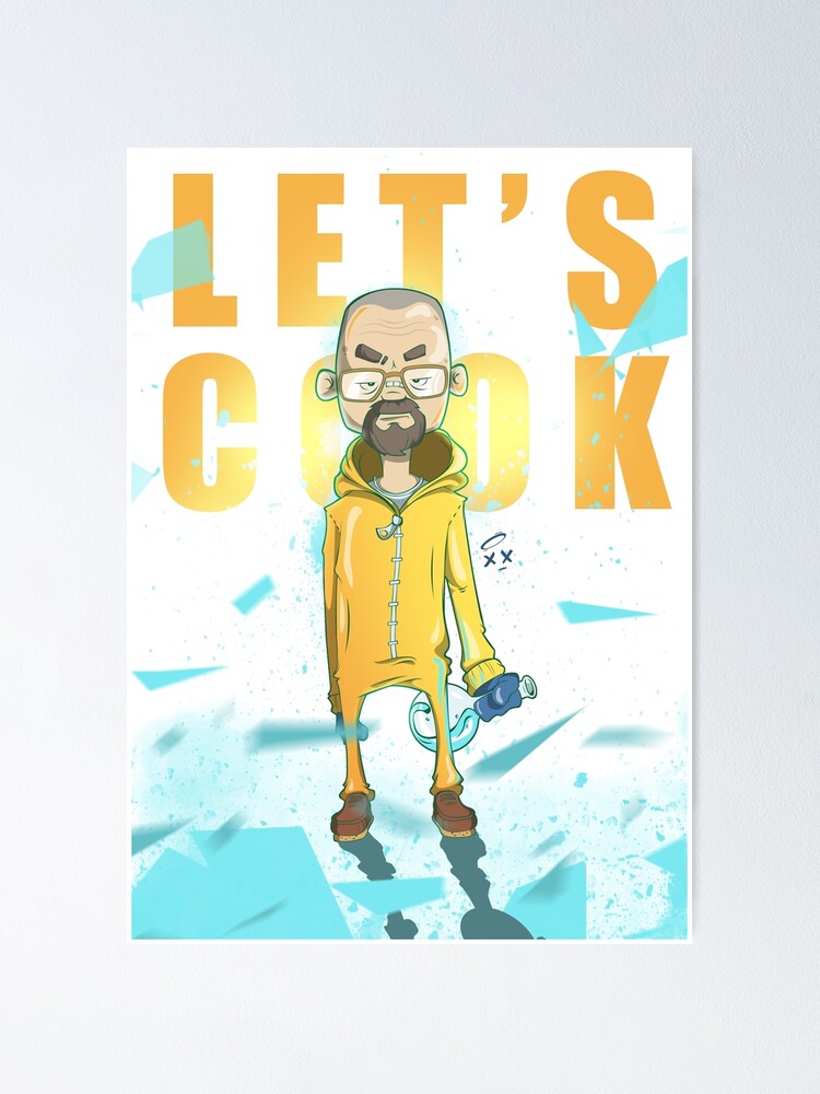 Rick and Morty Breaking Bad - High Quality Premium Poster Print