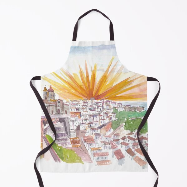 Item preview, Pisticci view of Town on Hill in Matera in Southern Italian Region of Basilicata. designed and sold by artshop77.
