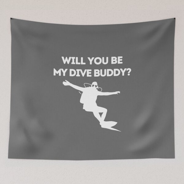 Item preview, Will You Be My Dive Buddy? designed and sold by StudioAquaLumos.