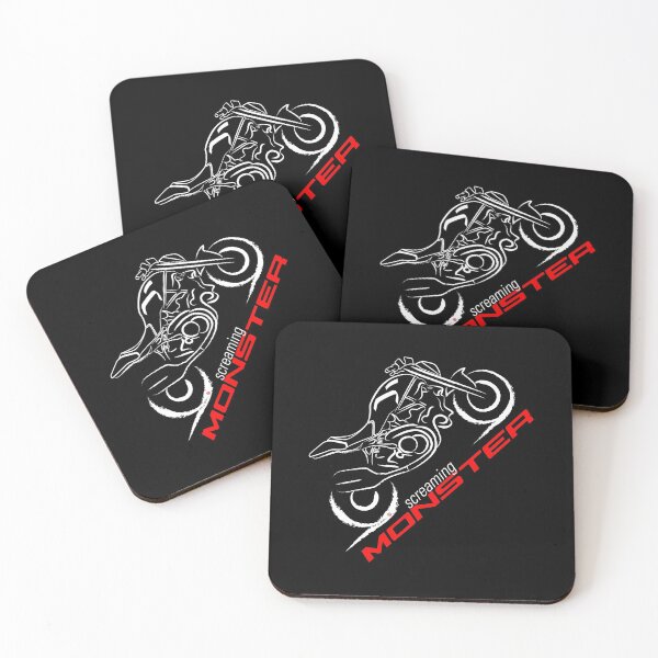Item preview, Screaming Monster, Wheelie Chop Tail Custom Bike on Black for the Real Biker designed and sold by etoide.