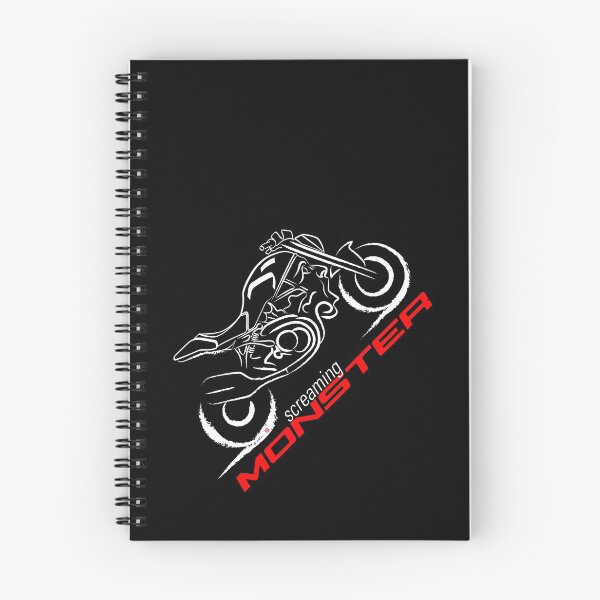 Item preview, Screaming Monster, Wheelie Chop Tail Custom Bike on Black for the Real Biker designed and sold by etoide.