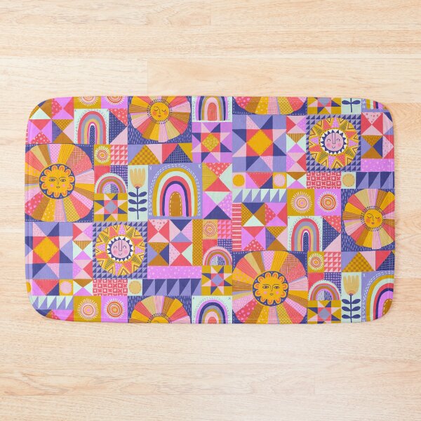 Item preview, Patchwork Sunshine Quilt designed and sold by Janet Broxon.