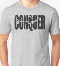CONQUER (Arnold Iconic Black) Unisex T-Shirt