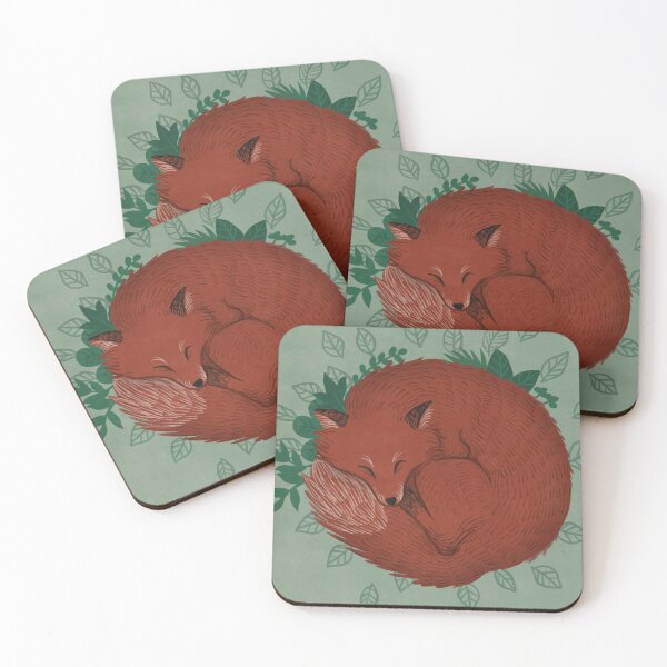 Item preview, Sleeping fox designed and sold by maloukipperart.