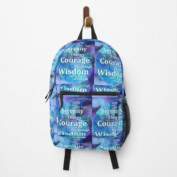 Item preview, Blue Nautilus Shell Serenity Prayer Art - Sharon Cummings designed and sold by Sharon Cummings Art.