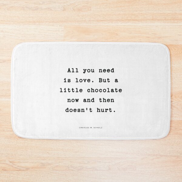 Item preview, A Little Chocolate | Quote designed and sold by Wallpacas.