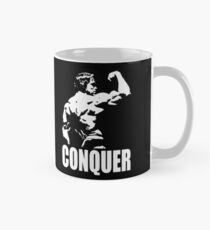 CONQUER (Arnold Rücken Bizeps Flex) Tasse (Standard)