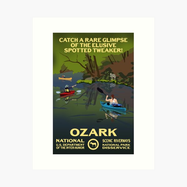 Item preview, See the Elusive Spotted Tweaker! - Ozark National Scenic Riverways designed and sold by mp2262.