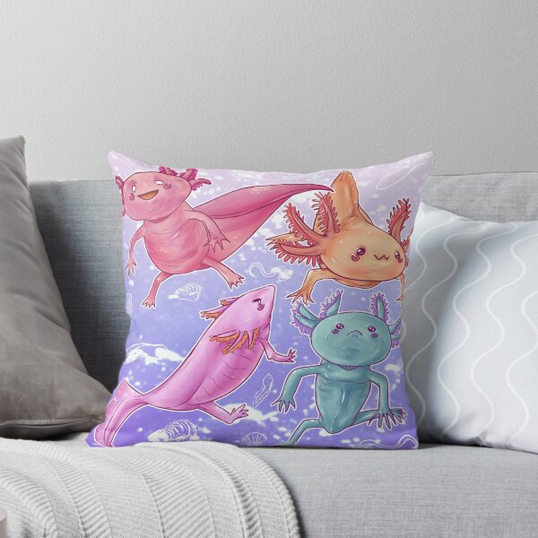 Item preview, Cute Group of Axolotls - An AxoLOT! designed and sold by nbsomething.